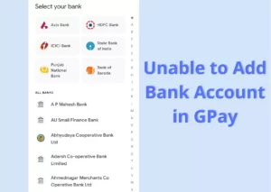 unable to verify bank account gpay