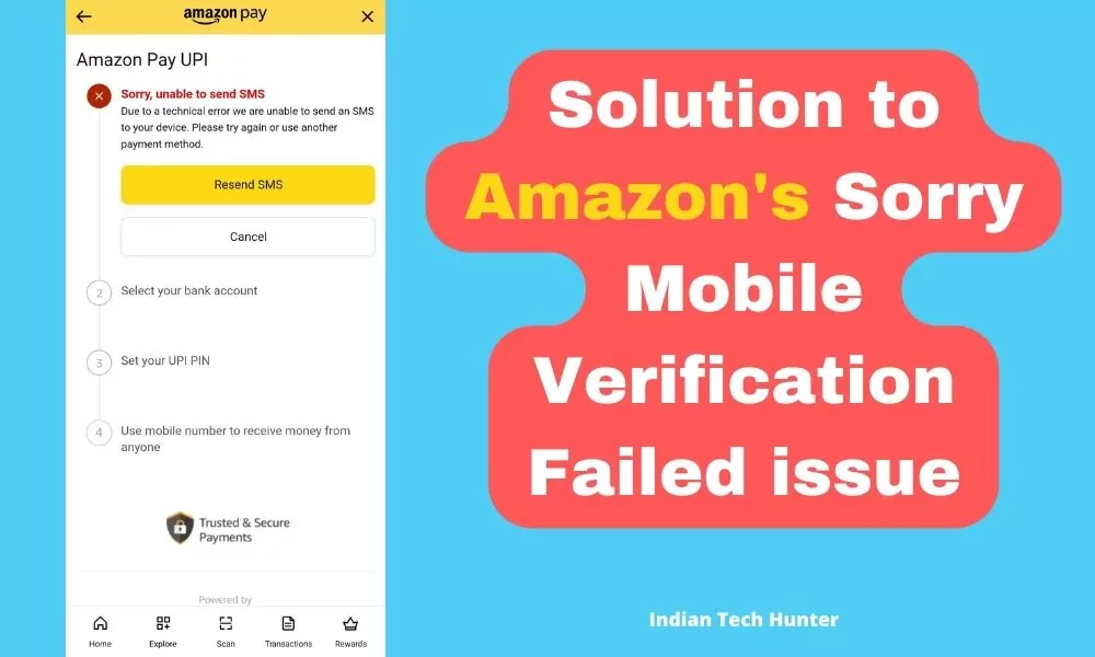 amazon mobile verification failed