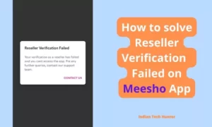 meesho reseller verification failed
