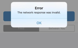 Venmo The Network Response Was Invalid